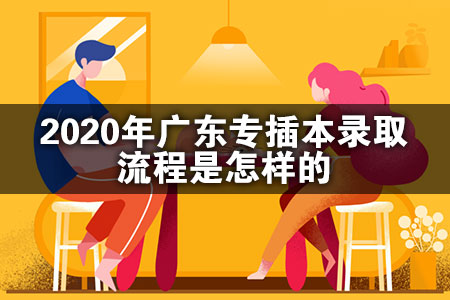 2020年广东专插本录取流程是怎样的